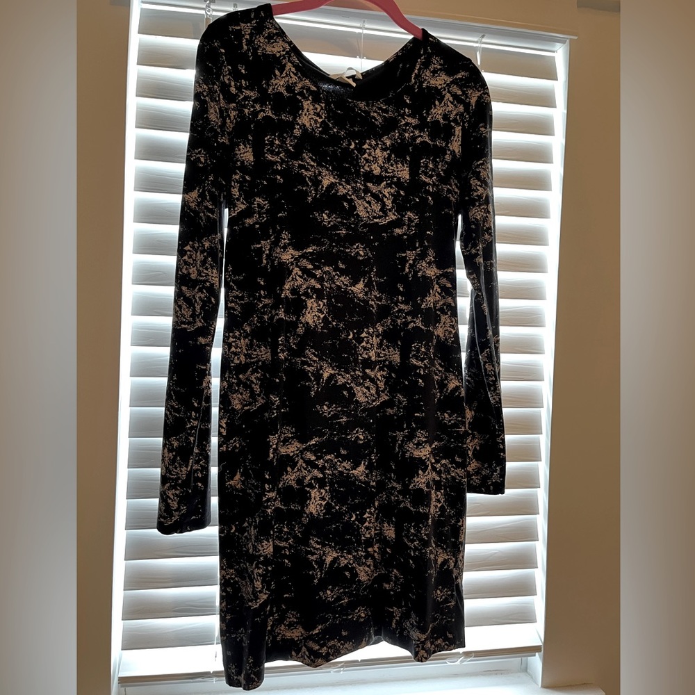 Patterned mini dress